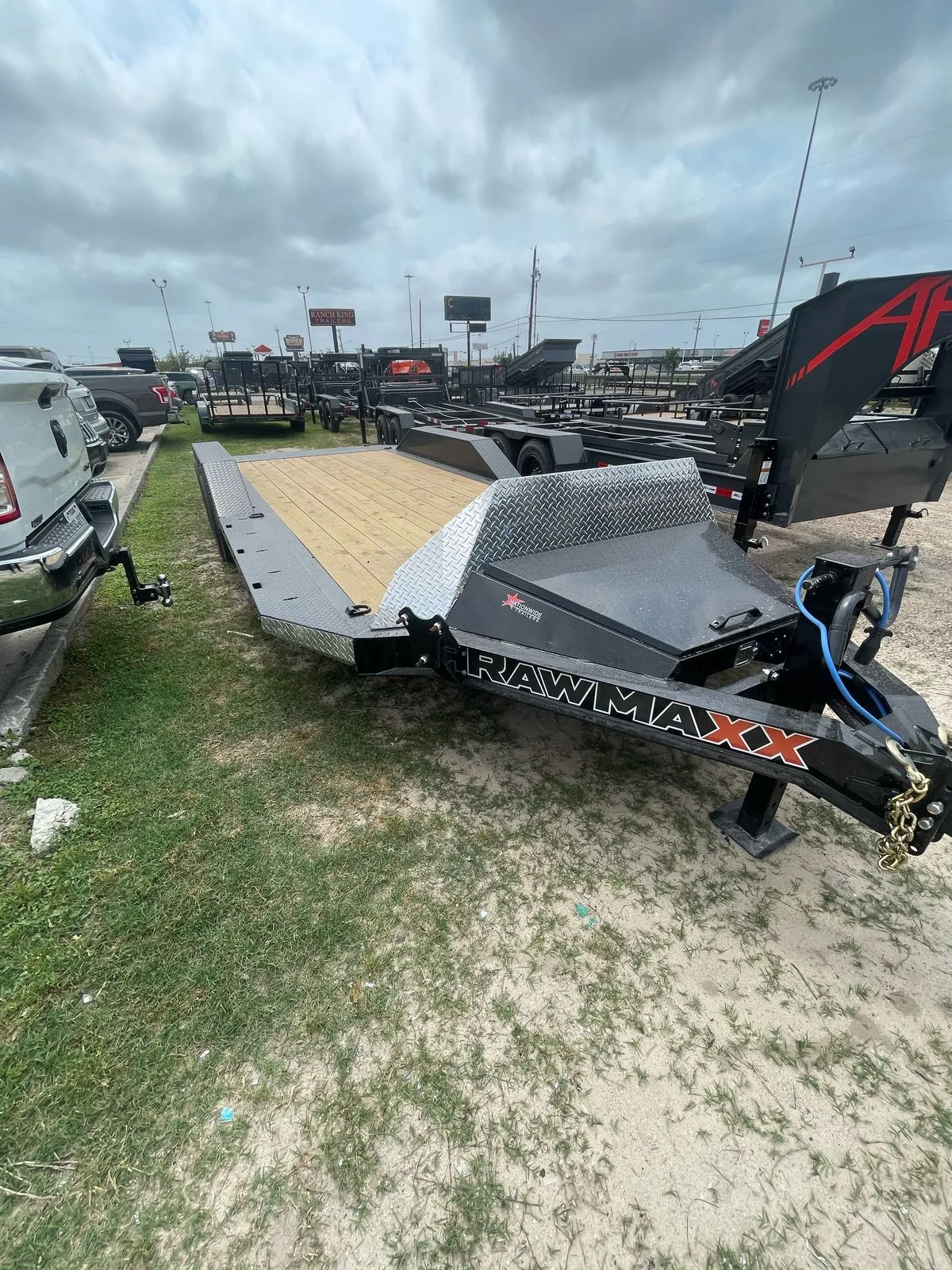 Car & Equipment Trailer Rental – 2025 RawMaxx 20' x 102" (Houston, TX)