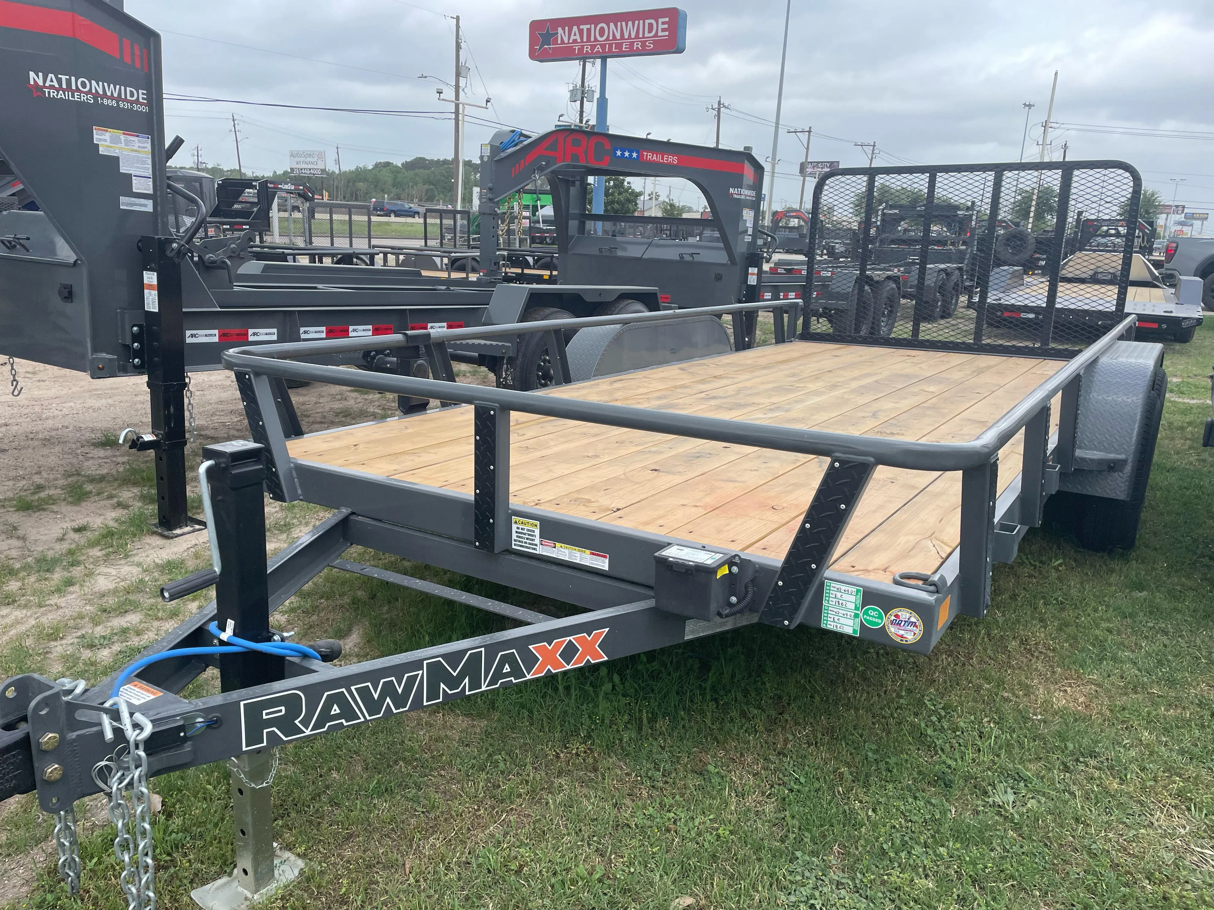 Utility Trailer Rental – 2025 RawMaxx UTX 16’ x 83” (Houston, TX)