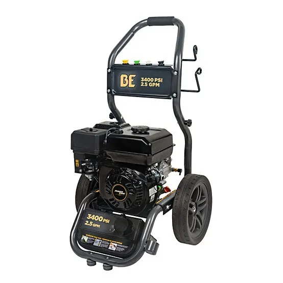 3400 PSI 2.5 GPM Cold Water Gas Pressure Washer Powerease 223CC Engine and Axial Pump Rental