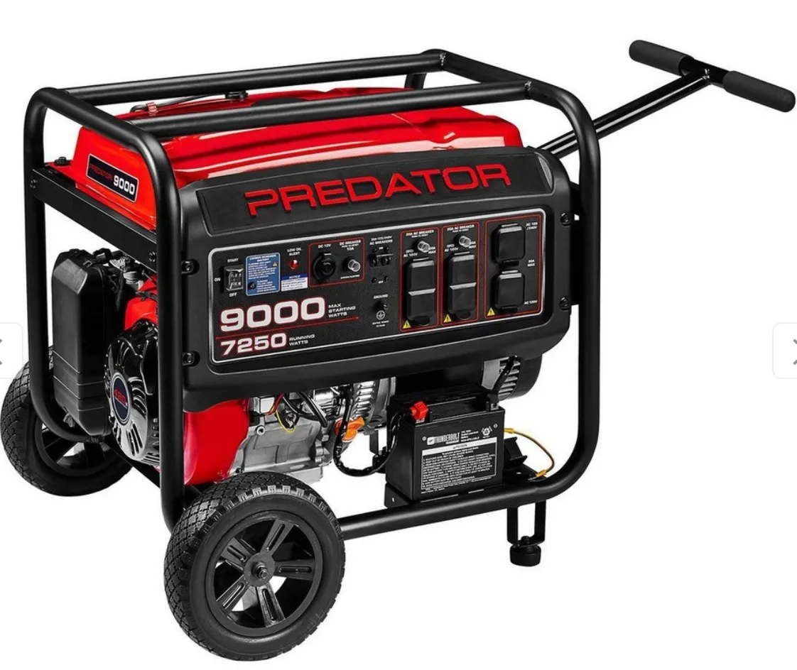 PREDATOR 9000 Watt Gas-Powered Portable Generator with CO SECURE Technology Rental 