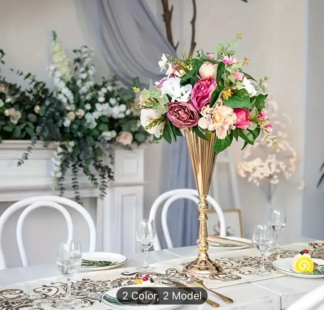 Cup Flower Holder Center Piece 31.5 cm/12.4''