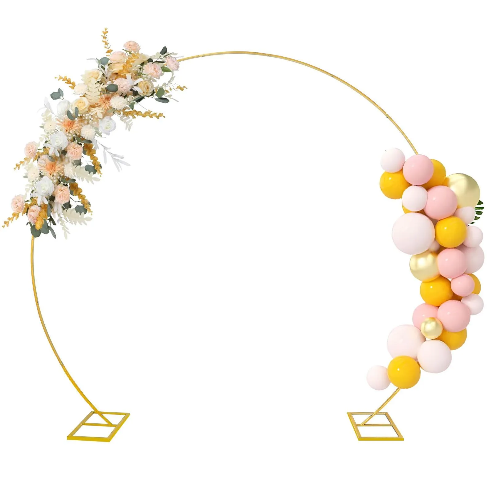 1 PC Elegant Golden Circle Wedding, Baby shower and more arch