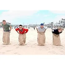 Sandbaggy - Large Burlap Bags 24 x 40 Inches - Burlap Tote Bags for Kids and Adults