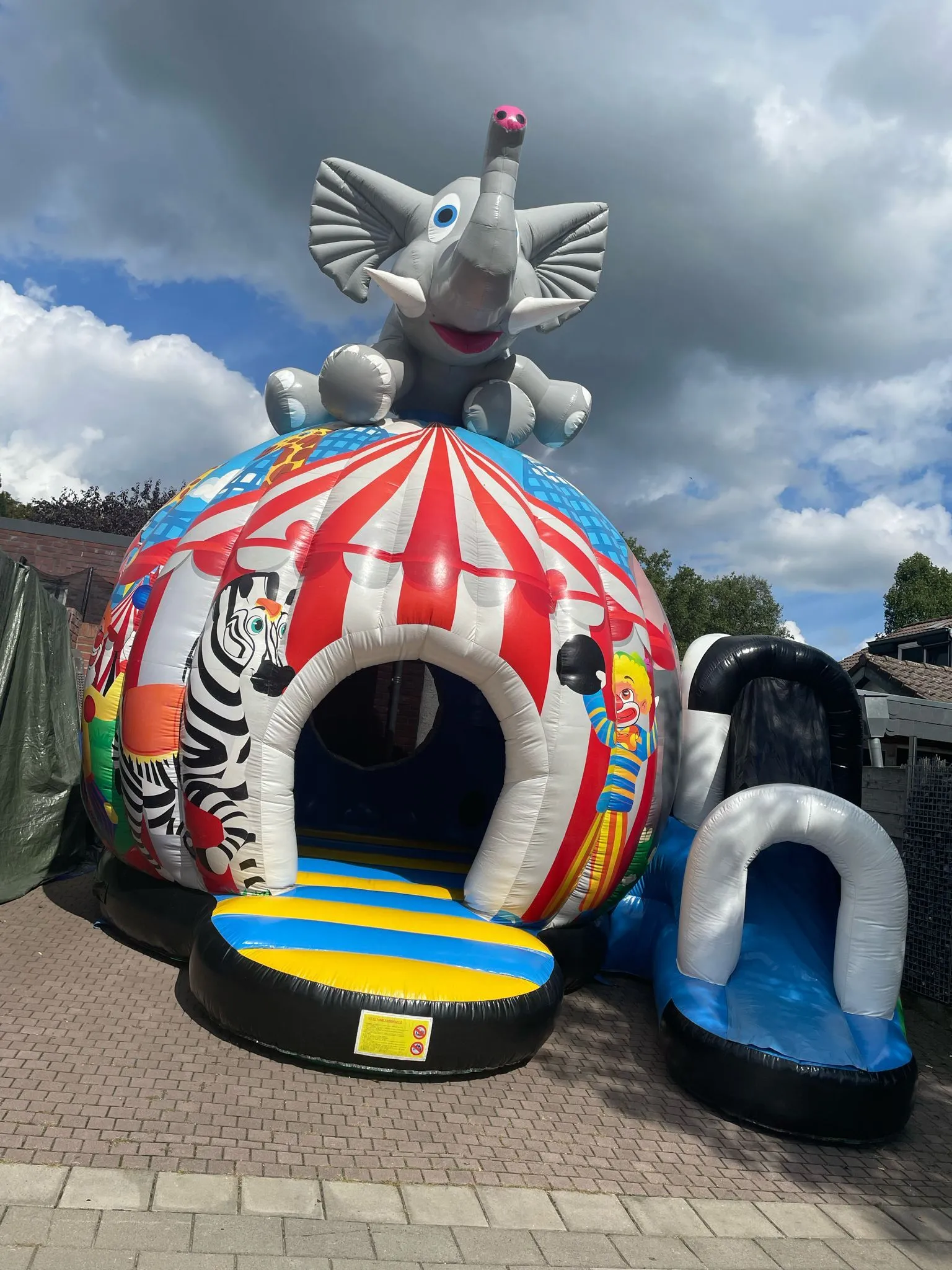 Springkussen Disco Olifant