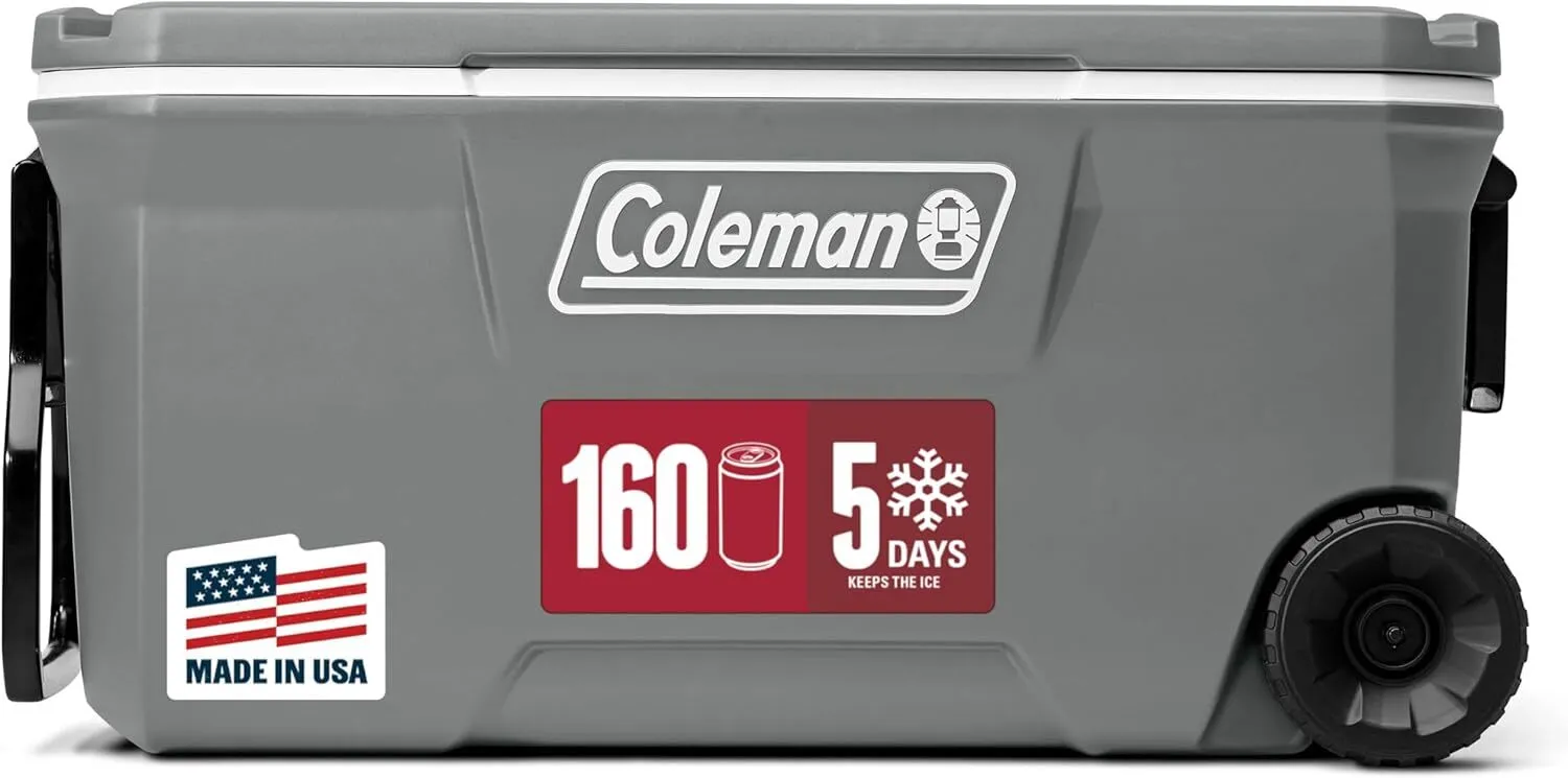 Coleman Rolling Cooler, 100-Quart