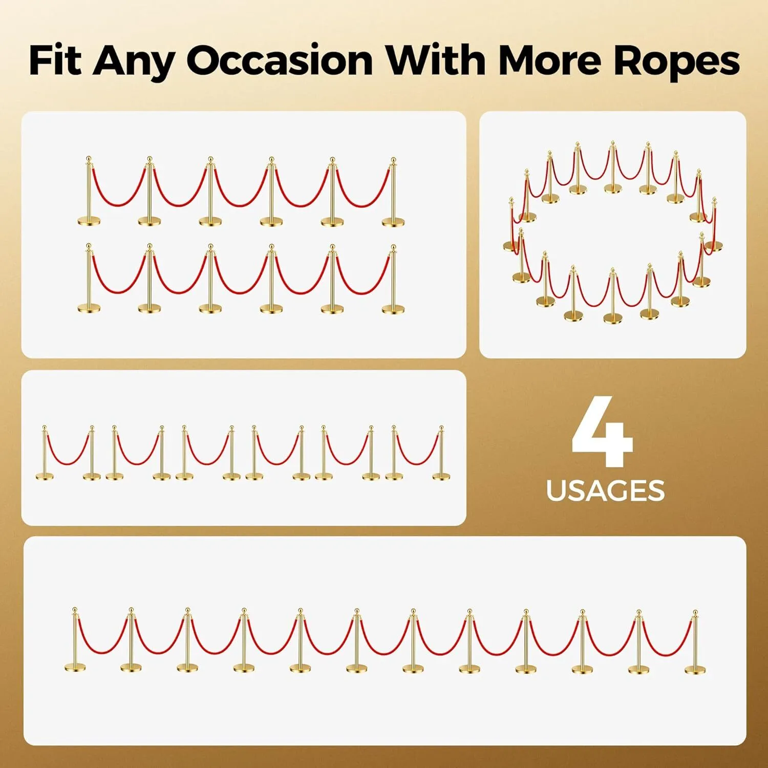 Gold Stanchions and Red Velvet Ropes