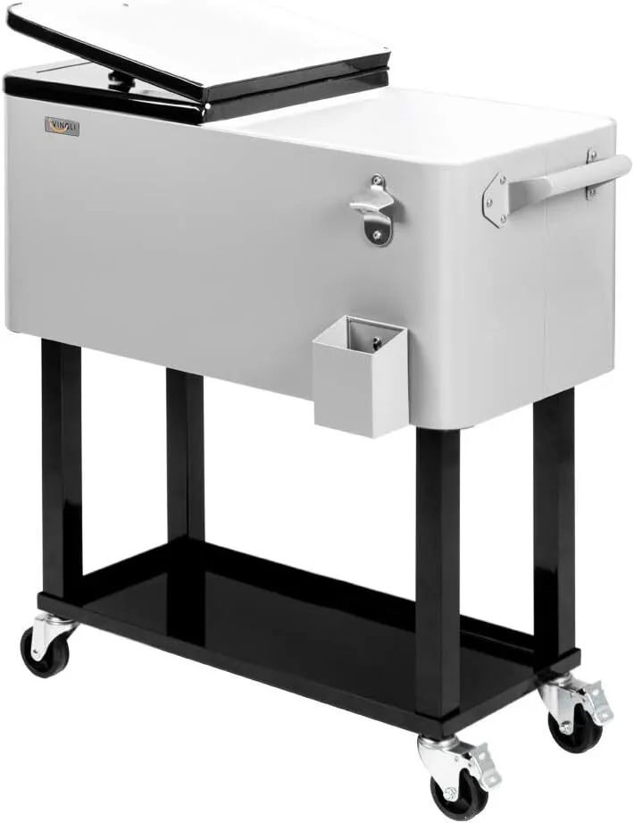 80 Quart Rolling Ice Chest