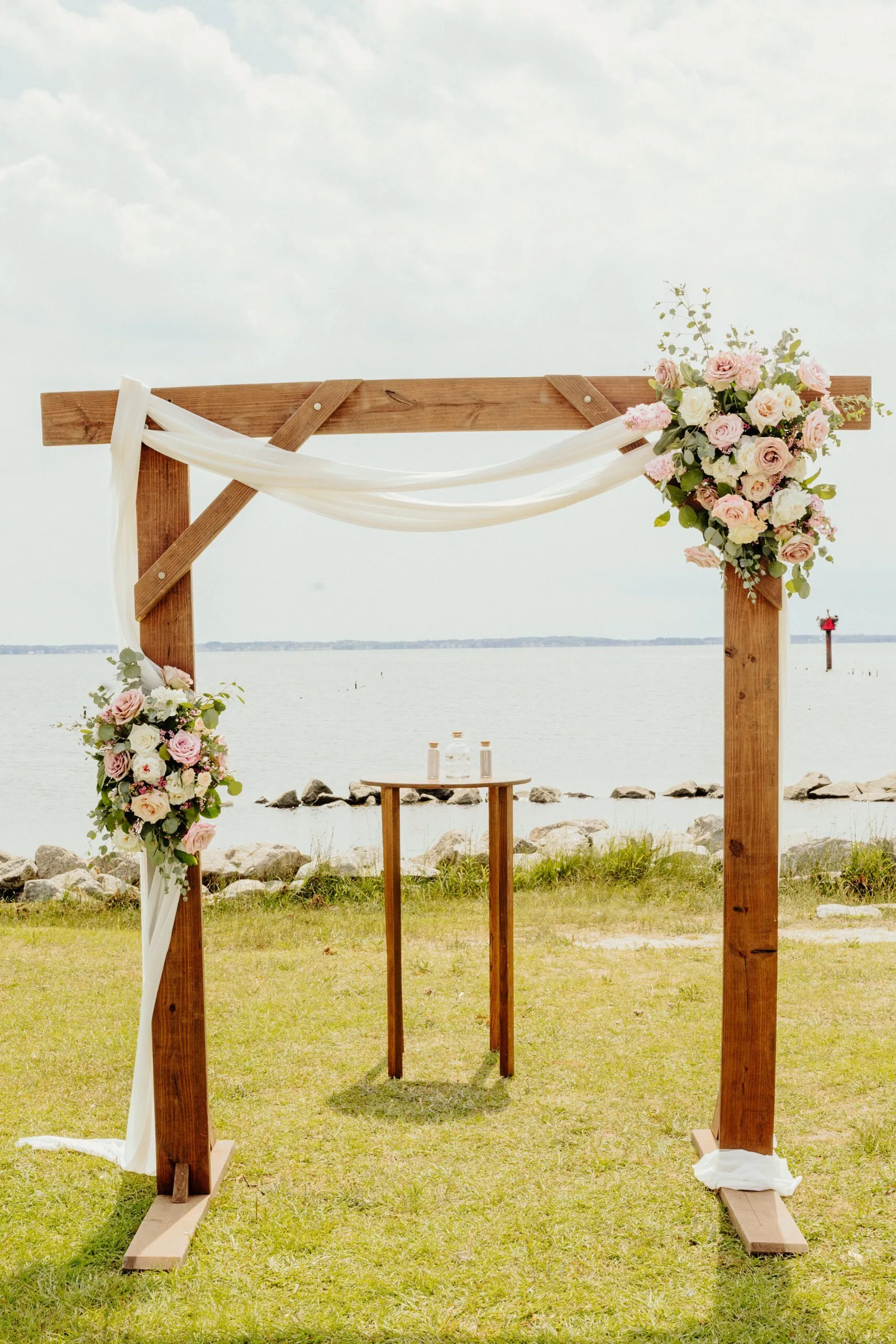 Wooden Backdrop Arch