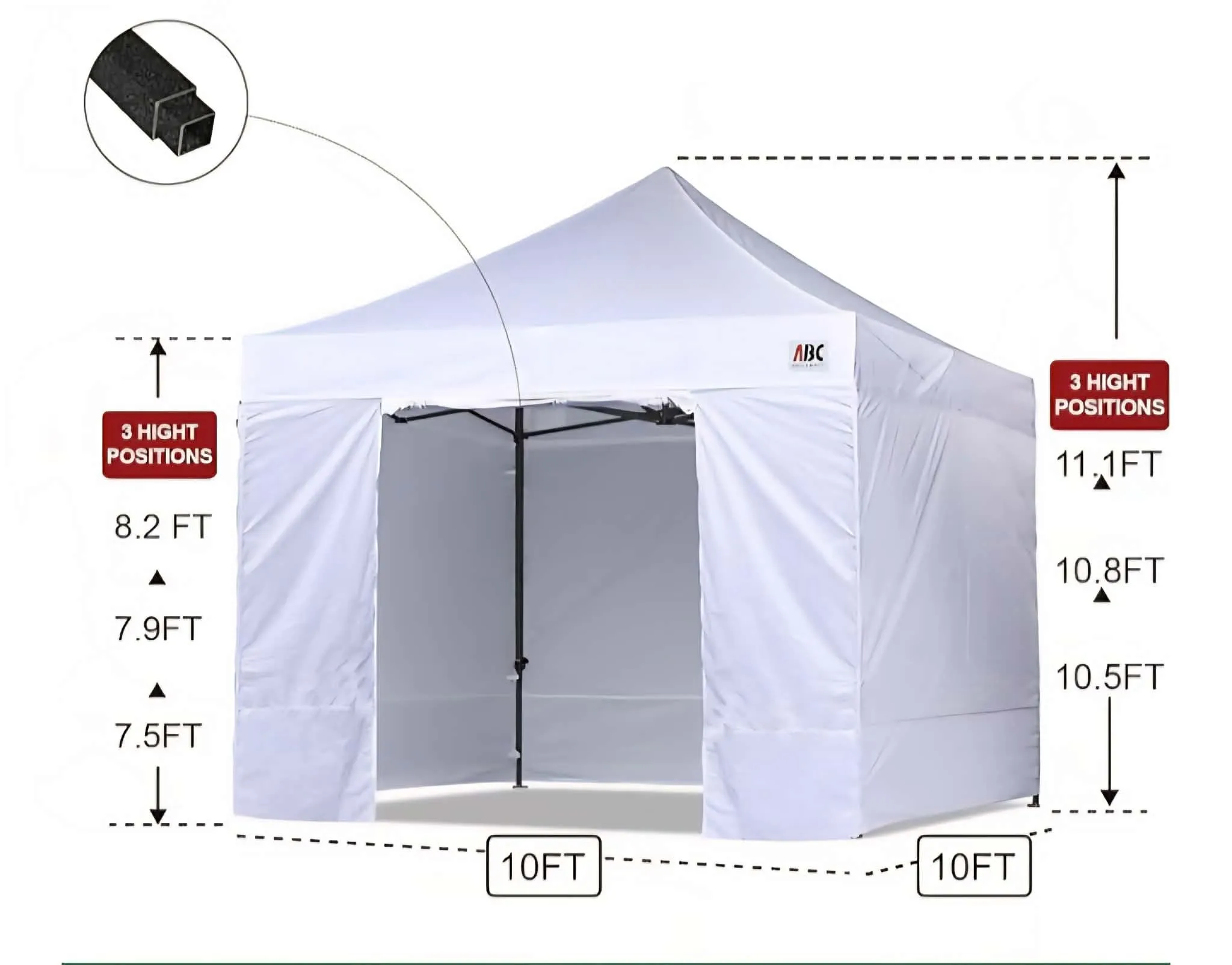 Pop Up Canopy Tent 10x10