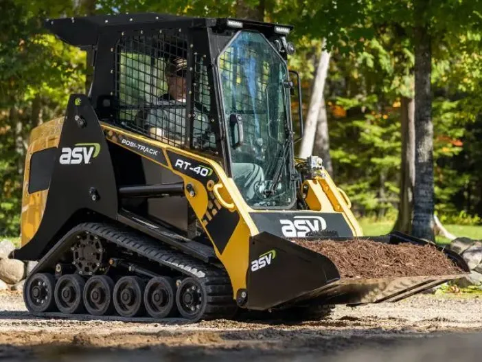 ASV RT40 Compact Track Loader and Trailer