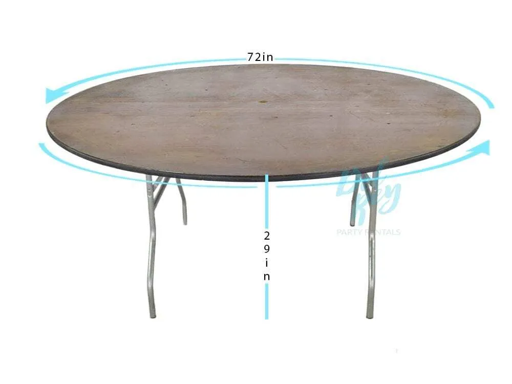 72 inch round table