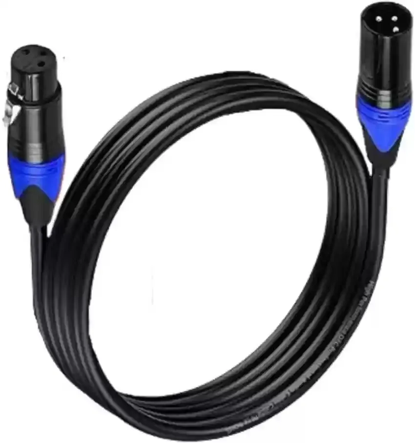 XLR Cable Type 3 (Long Black Cable with Blue Head)