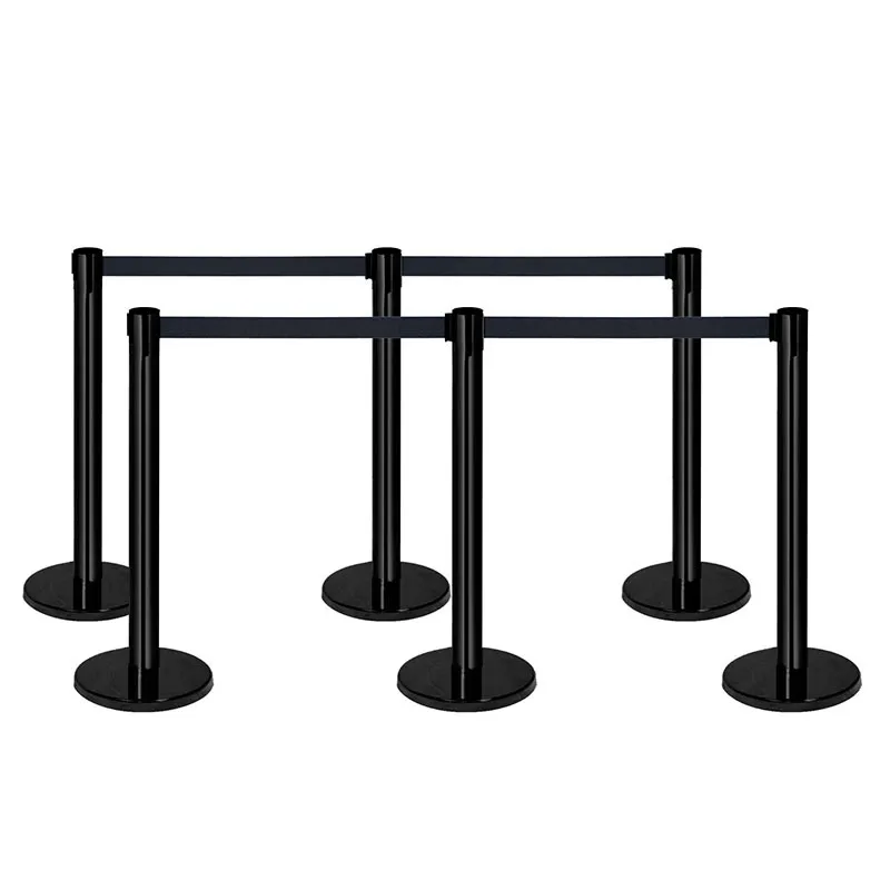 Black Retractable Belt Stanchion Rental