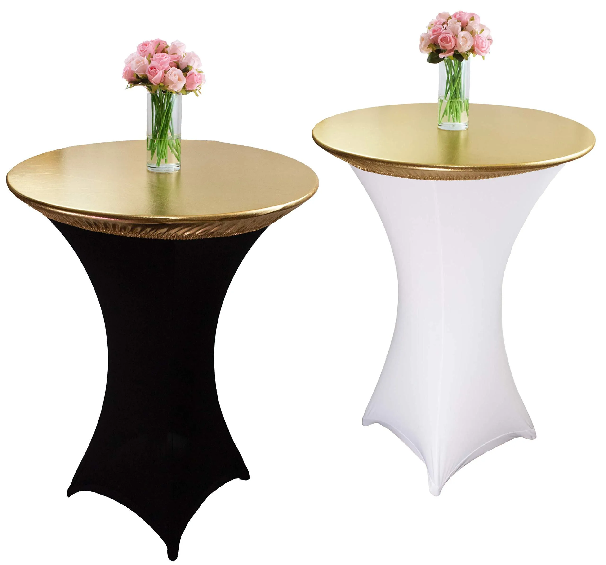 Gold Table Topper Cap | 32” Round Cocktail Table