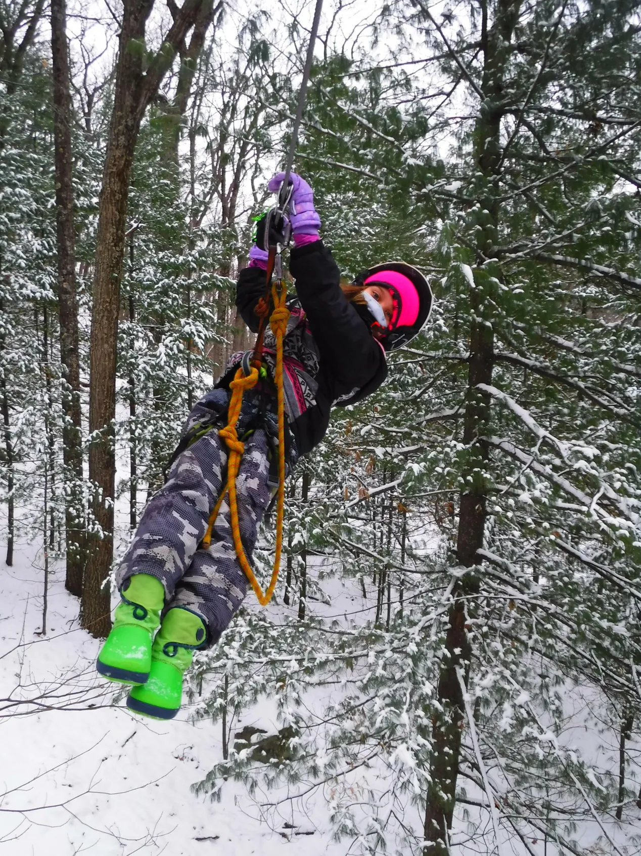 Winter Zipline Tour