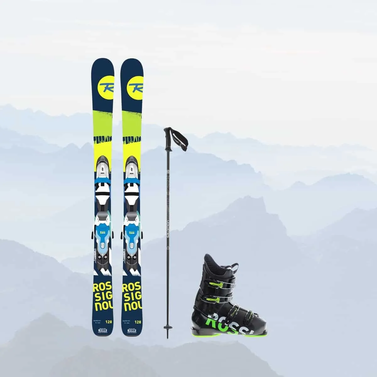 Ski Rental Package- Shoe Size Child 11