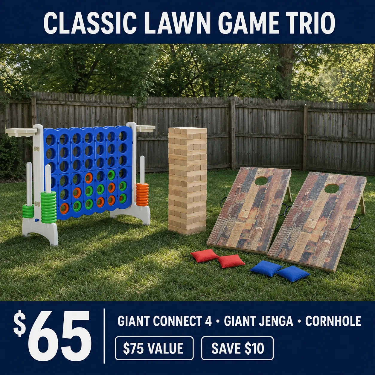 Classic Lawn Game Trio 
