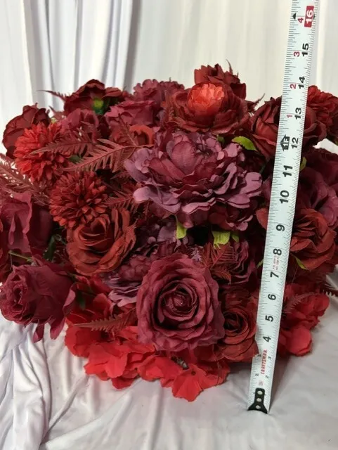Romantic Red Floral Ball Arrangement