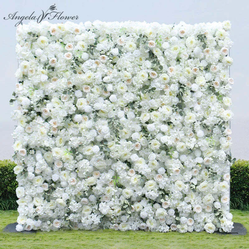White flower wall