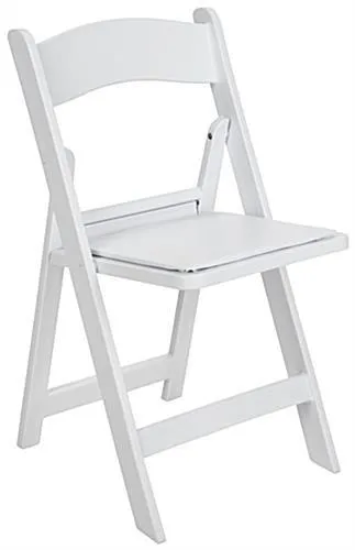 Resin Folding chair - White 