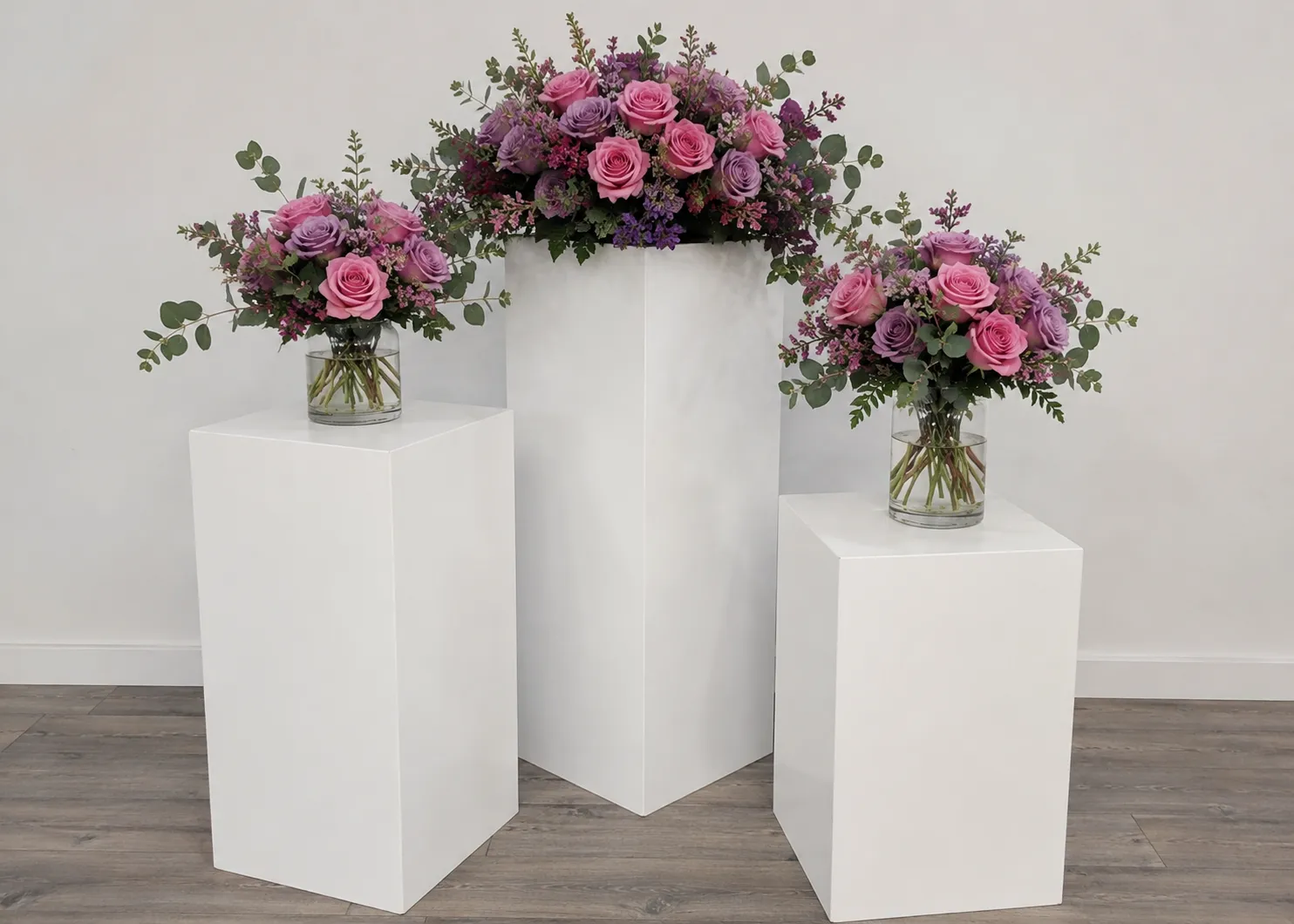 White Display Pedestals