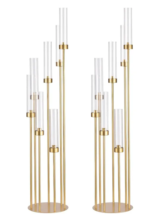 Gold 7 Arm Candelabra Candle Stand