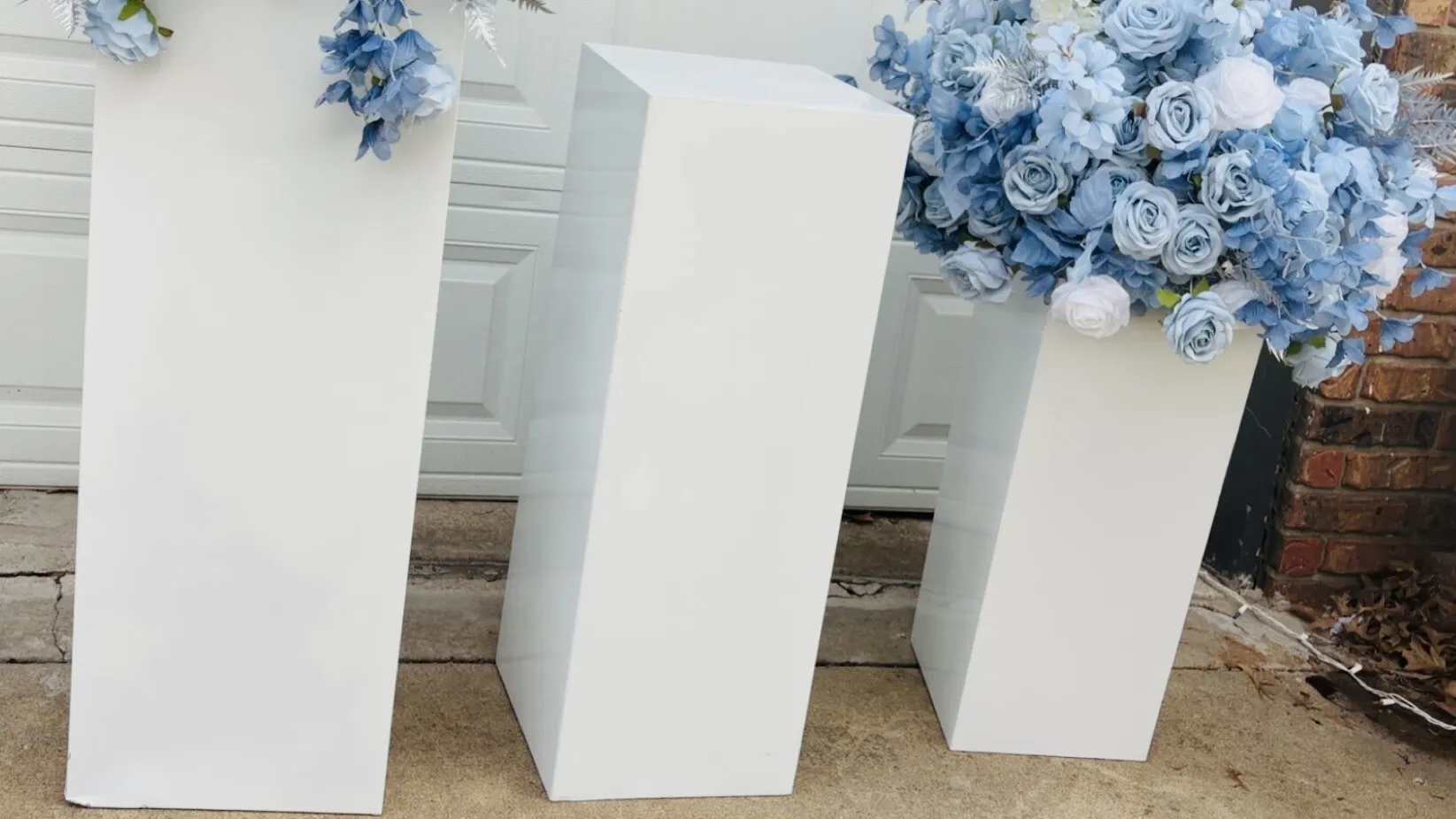 White Display Pedestals