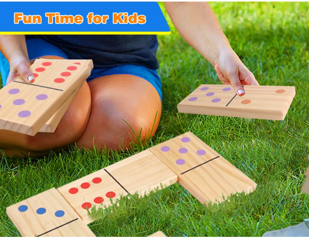 Jumbo Wooden Dominoes