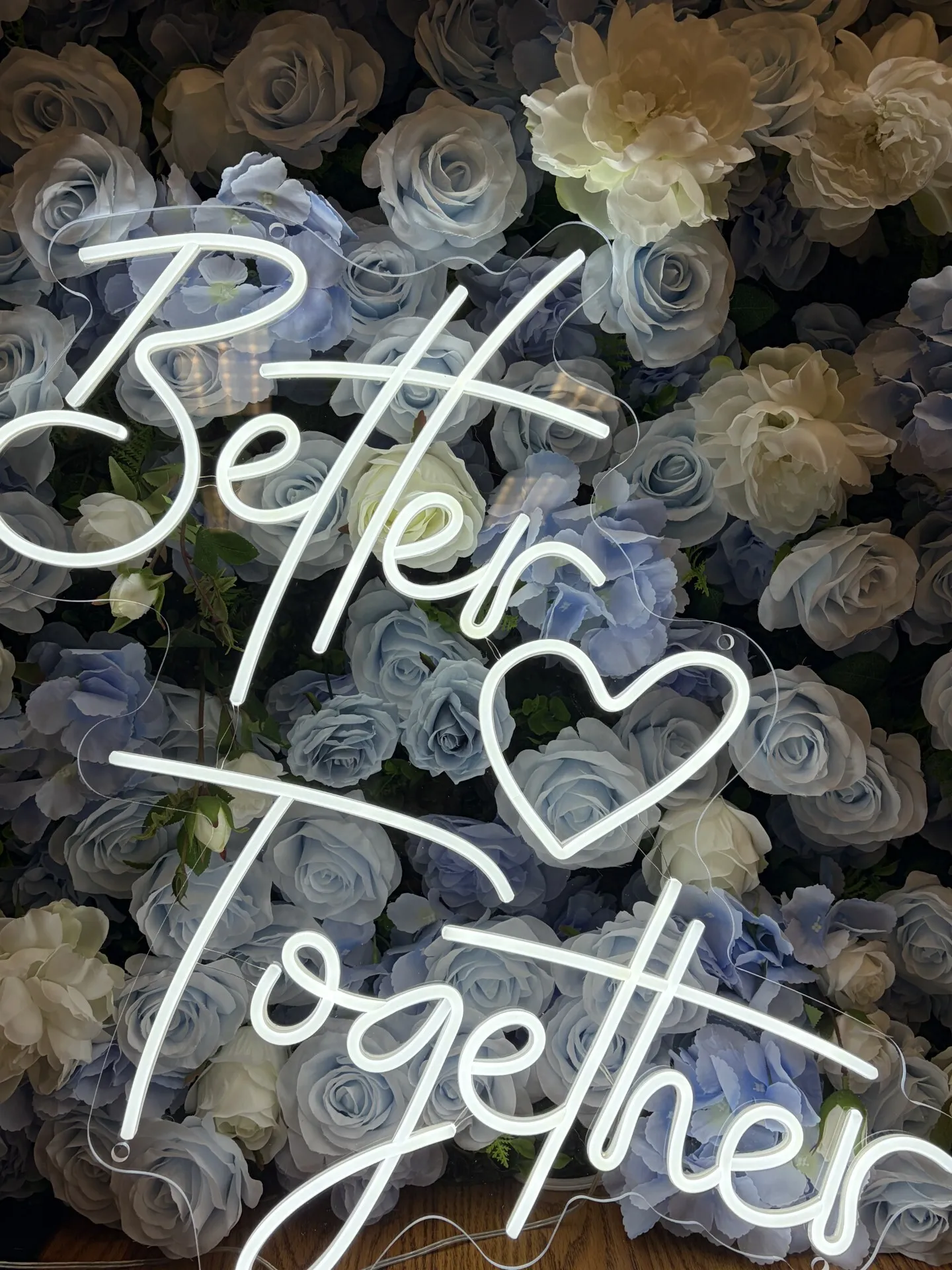 Better Together LED sign