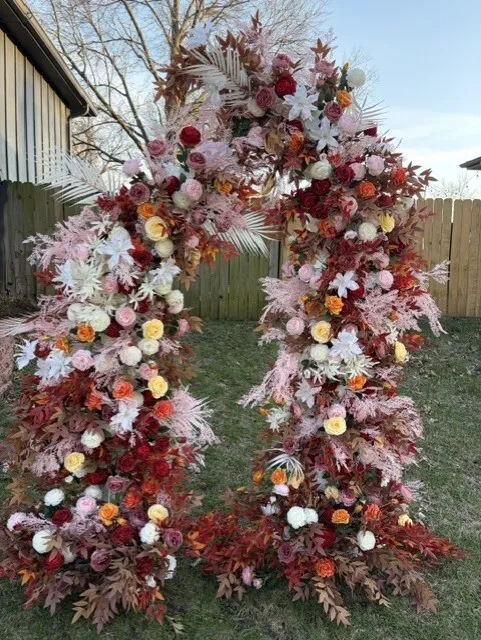 Autumn Romance Floral Arch