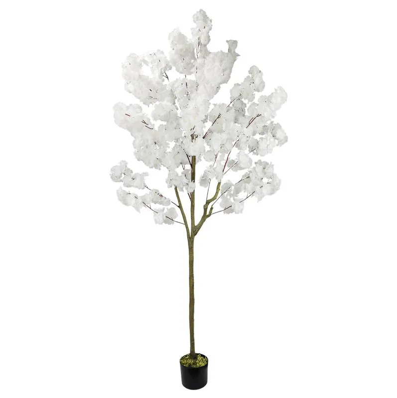 Elegant Cherry Blossom Tree 6ft - White