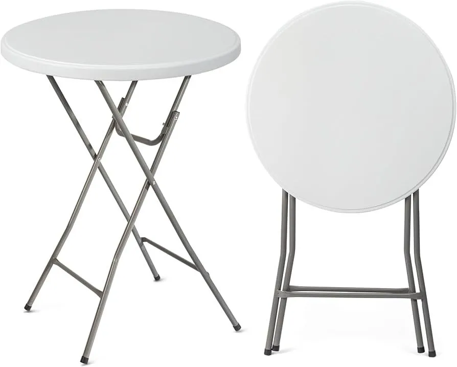 Plastic Folding Round Table Bar Height
