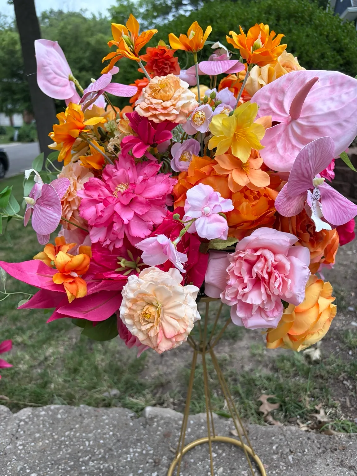 Tropical Romance Floral Centerpiece