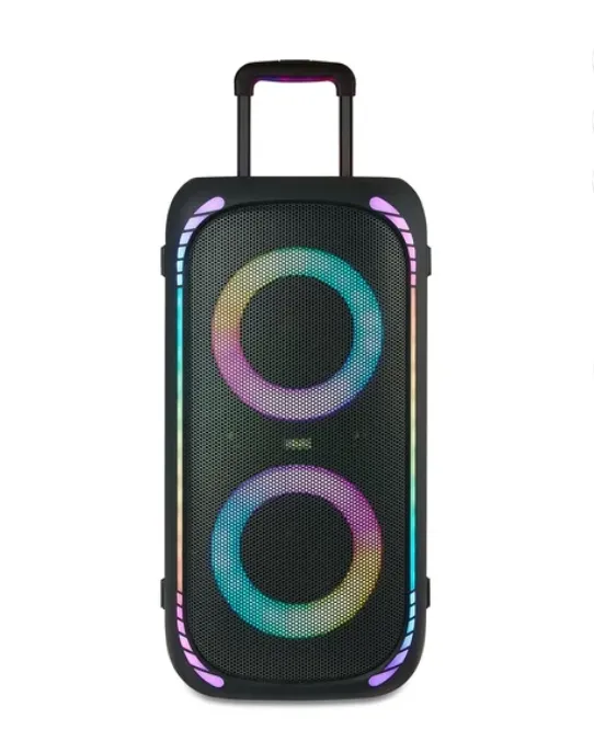 Portable Bluetooth Party Speaker with LED Lights