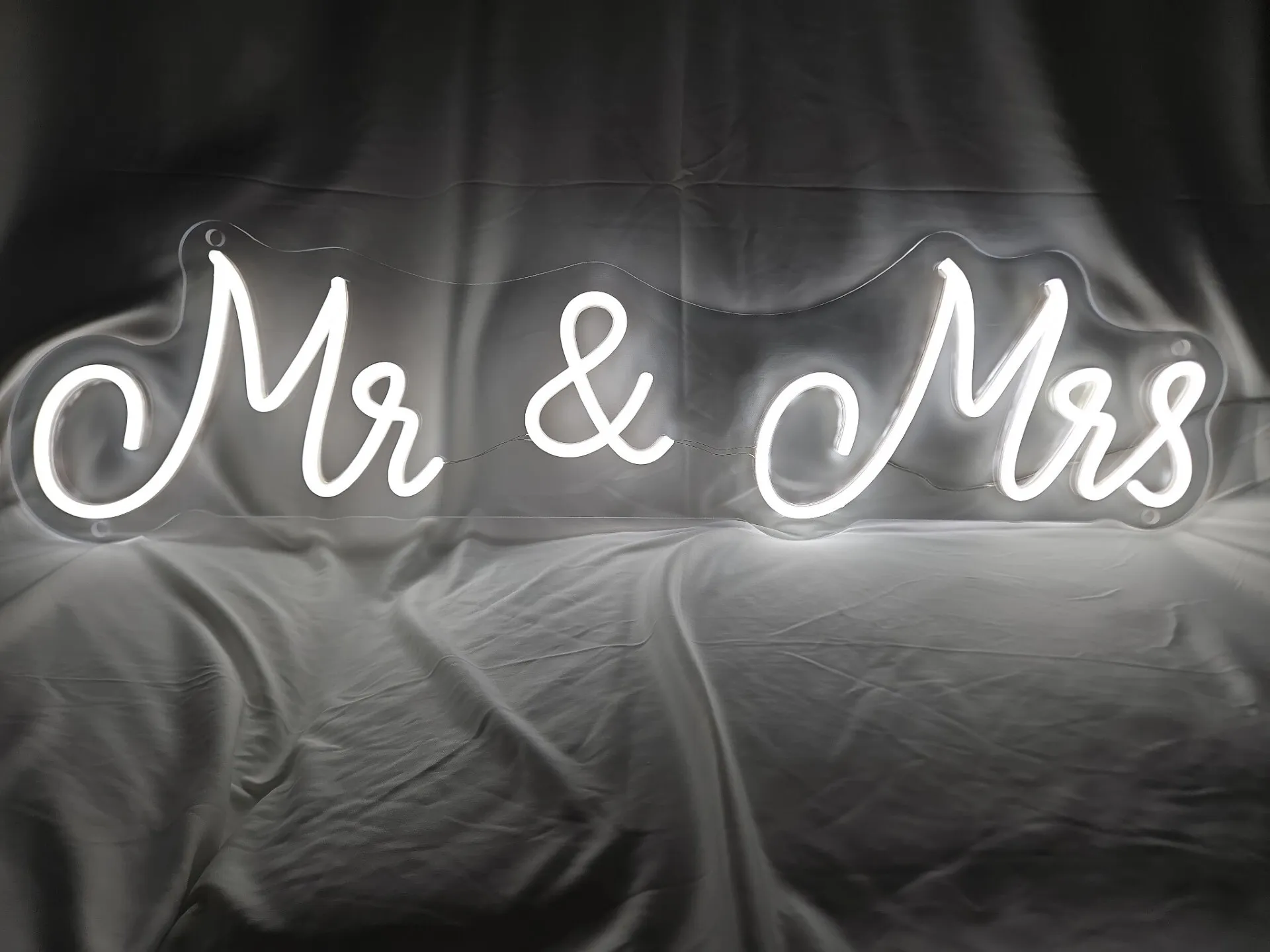 Mr & Mrs LED Sign 