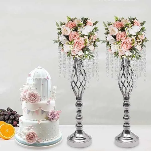 Crystal Centerpiece Flower Stand