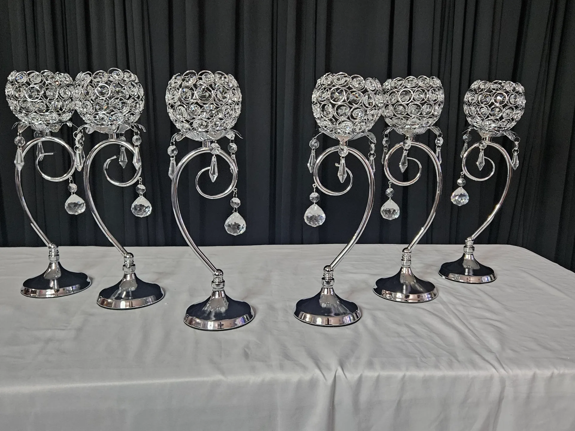 Silver Centerpiece Candelabra