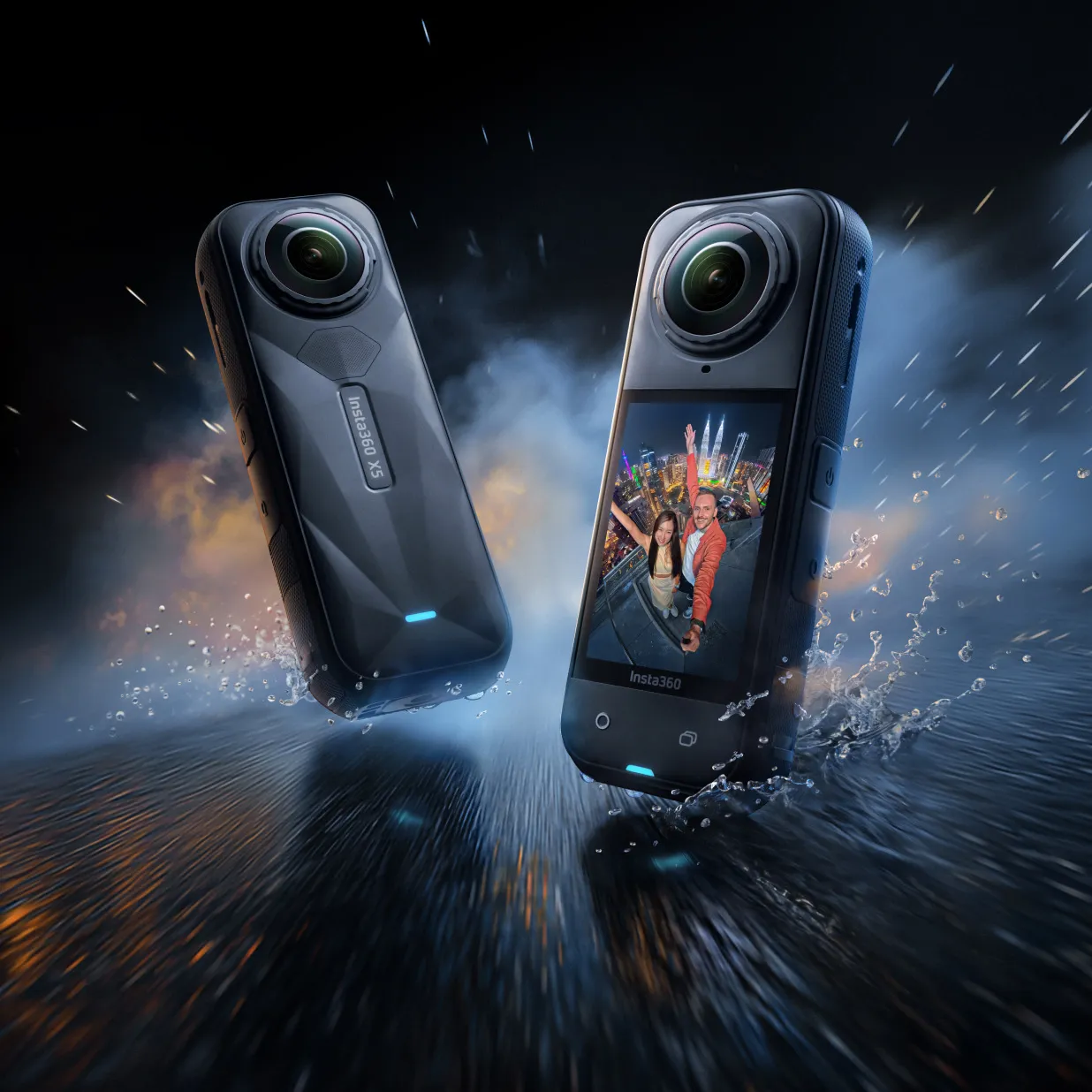 Insta360 X5 360'-os akció kamera + memóriakártya