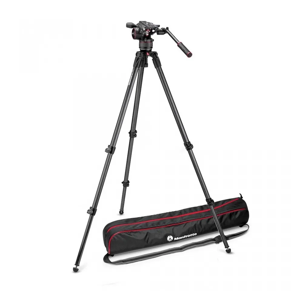Manfrotto 535 karbon állvány Nitrotech videófejjel