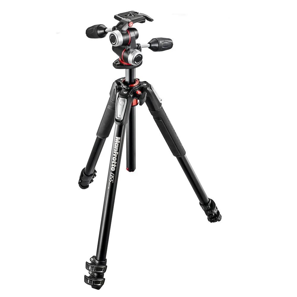Manfrotto 055 állvány 3D fejjel