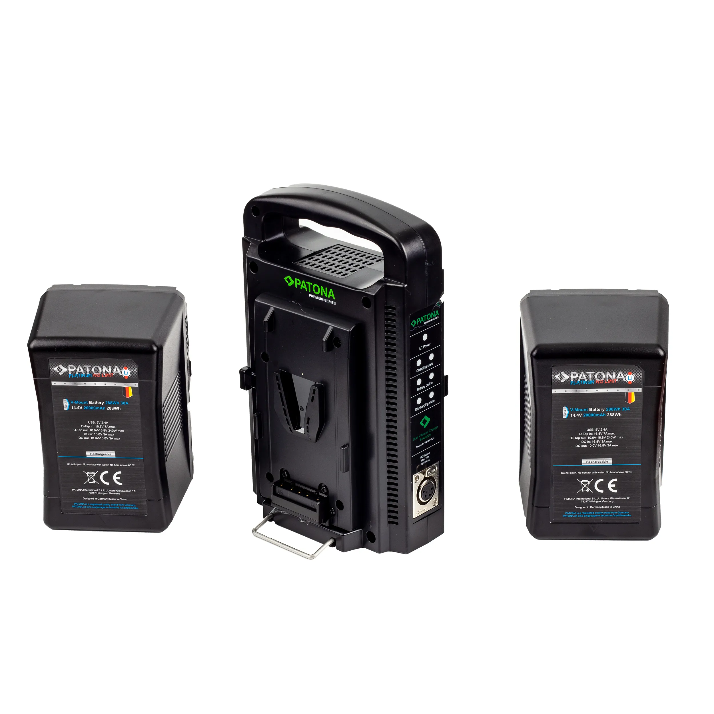 14,4V V-Lock Akkuk + dual töltő 