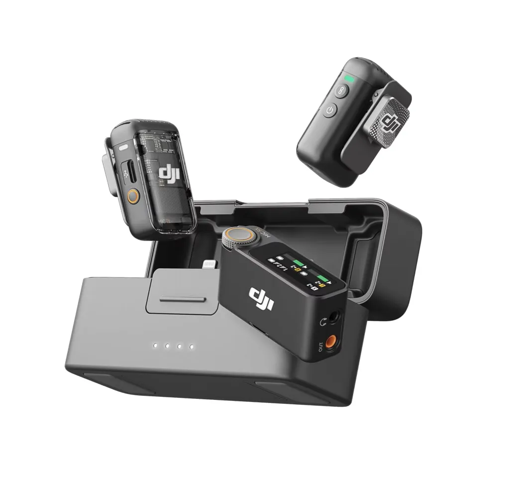 DJI MIC 2 vezeték nélküli mikrofon szett