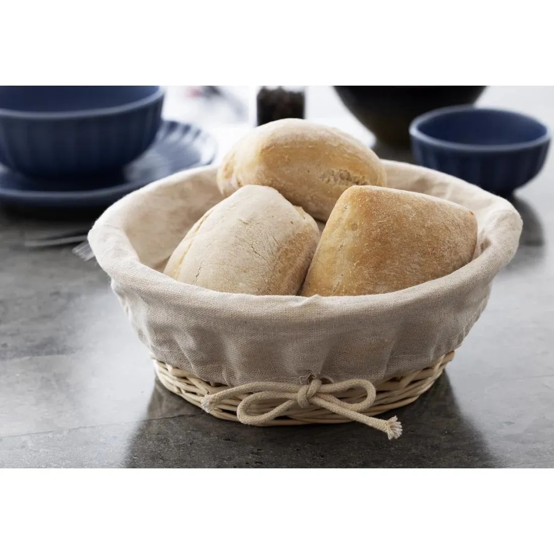 Round Wicker Bread basket