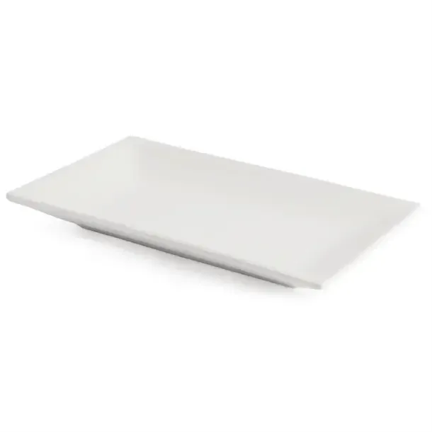 Small White Serving Rectangular Platters 250x150mm