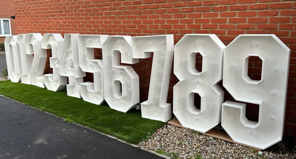 4ft Marquee Led Light up Numbers