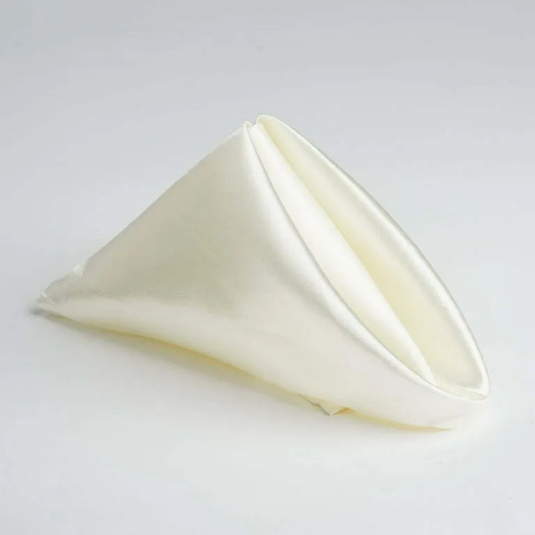 Ivory Satin Napkin