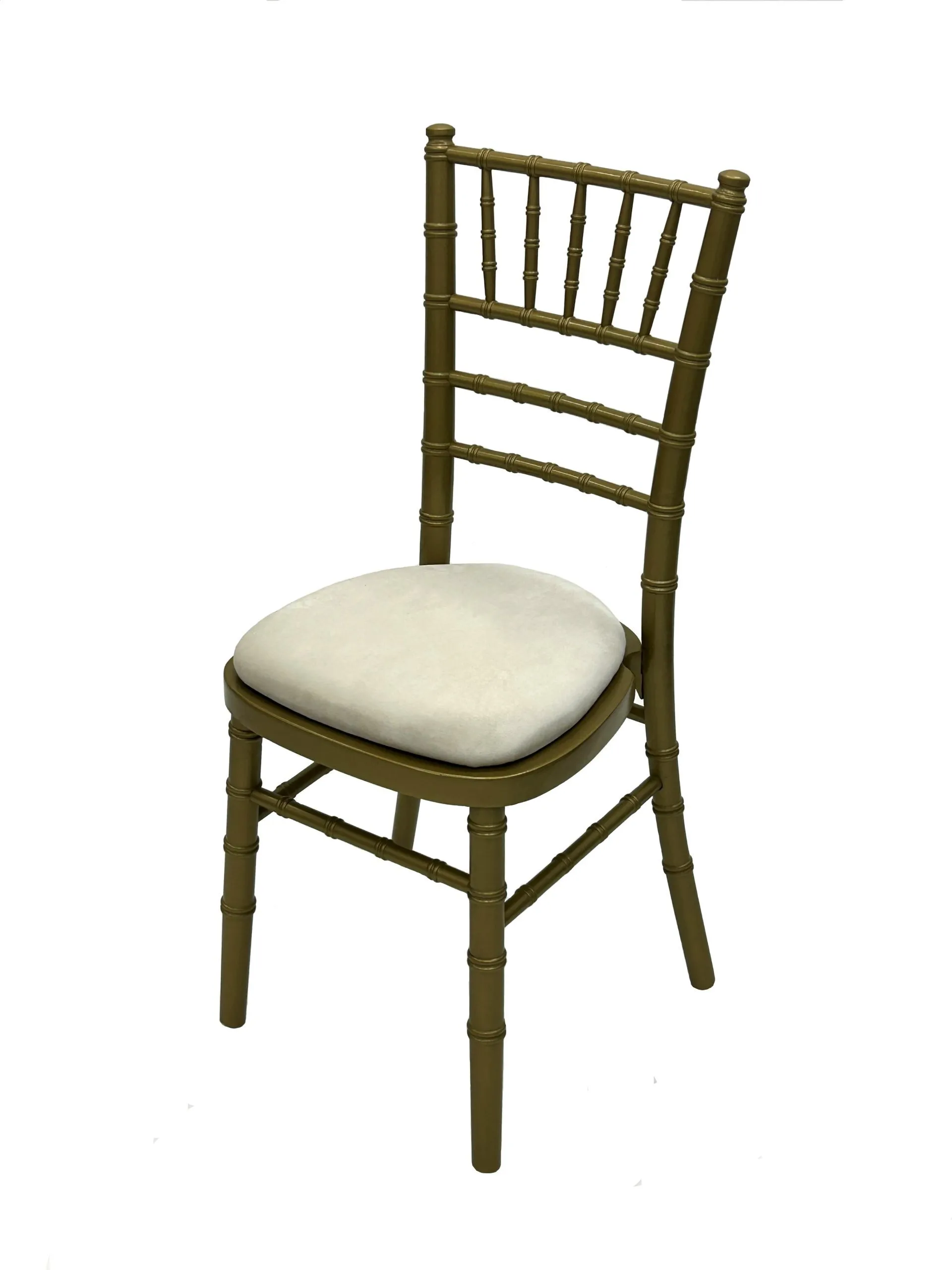 Gold Chiavari Chair w/ seat pad