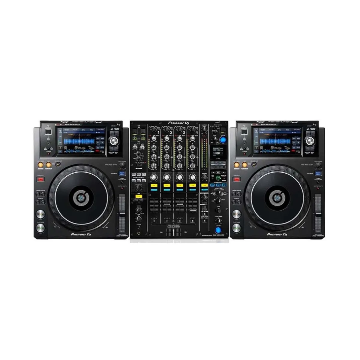 Pioneer XDJ 1000 MK2 & DJM 900 NXS Package