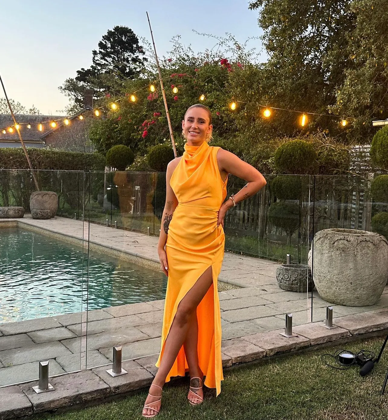 SHEIKE Venus Maxi Dress - Mango (HIRE)