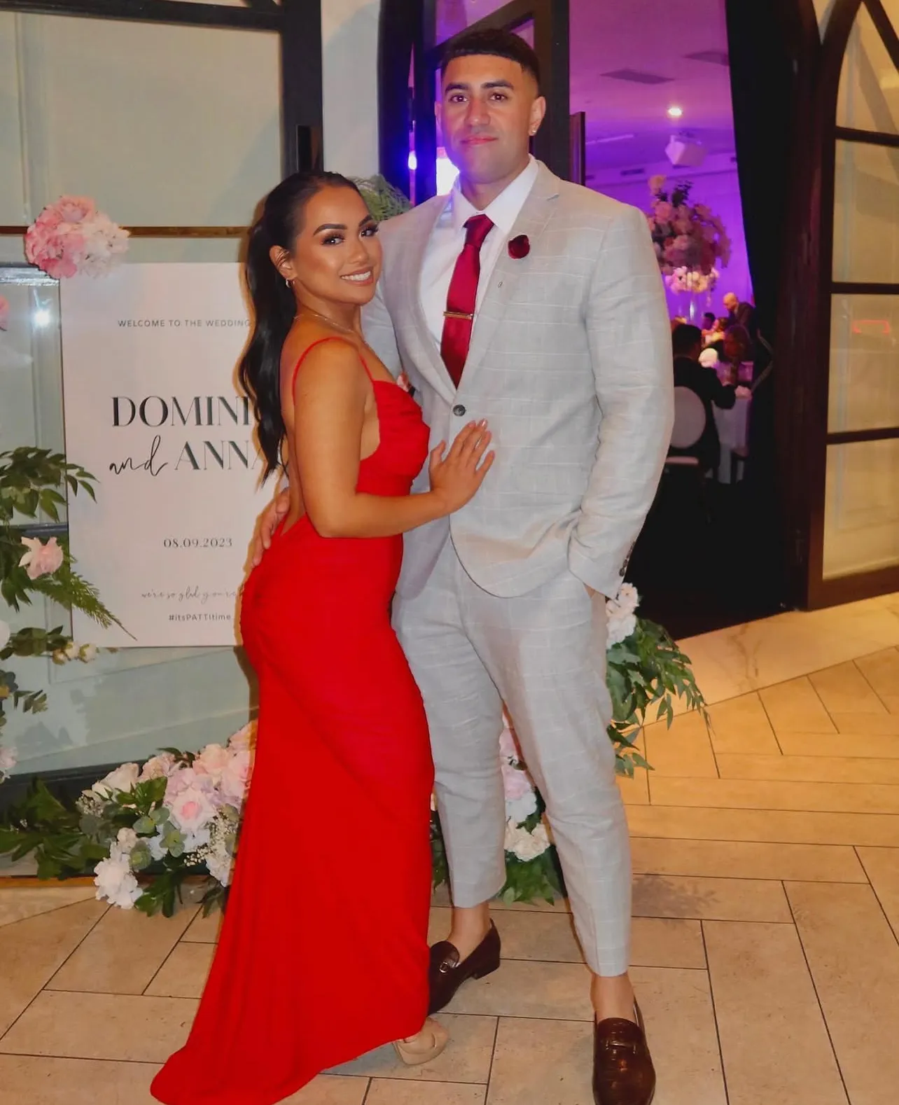 MELANI Celina Dress - Red (HIRE)